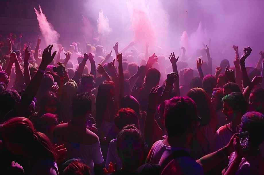 Vibrant Festival Crowd